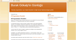 Desktop Screenshot of burakgokalp.com